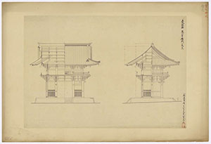 滝山寺三門