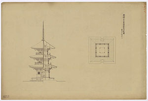 西明寺三重塔