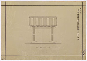 東大寺法華堂北門