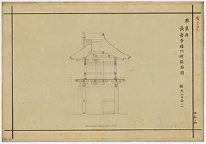 長岳寺楼門