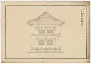 唐招提寺鼓楼