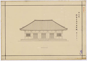 秋篠寺本堂