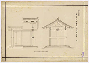 新薬師寺南門